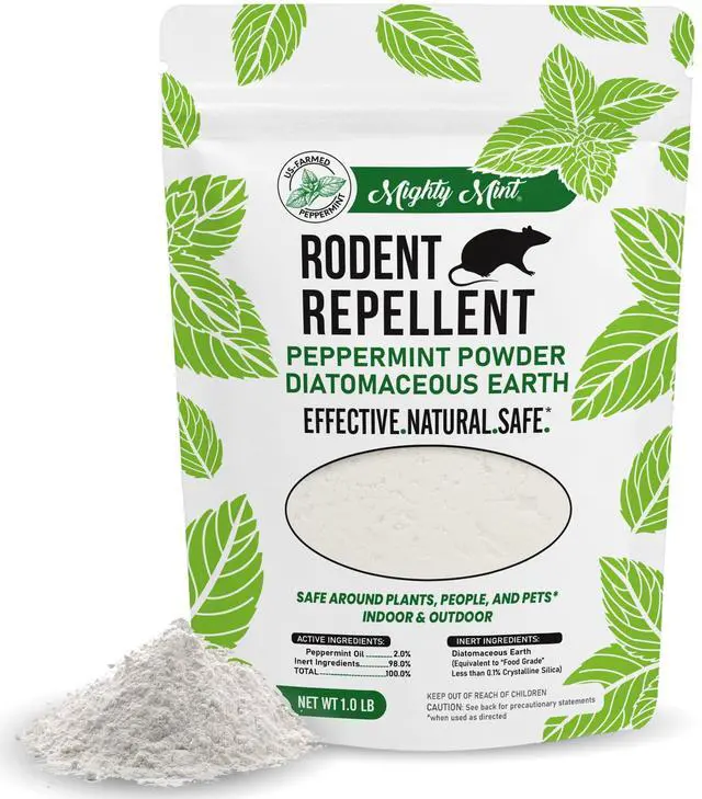 Main image of Rodent Repellent Pest Control, Diatomaceous Earth Peppermint Pest Powder, 1 lb