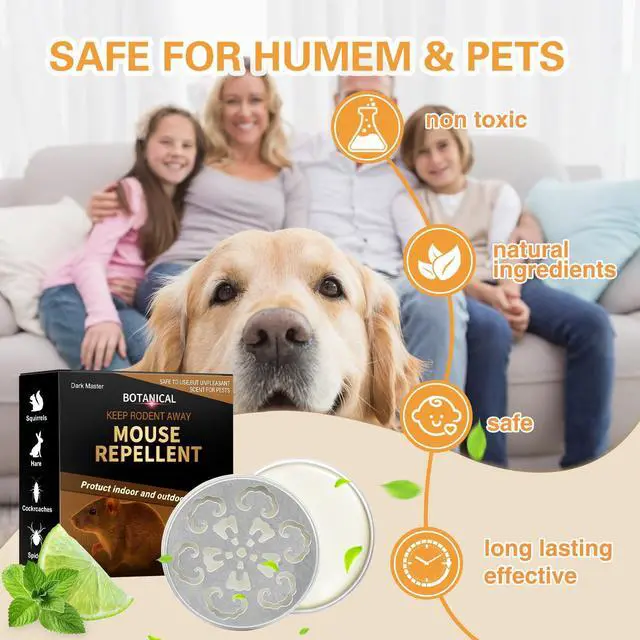 Alt view image 2 of 7 - Rodent Repellent for Car Engines,6 Pack Mouse Repellent Peppermint Oil