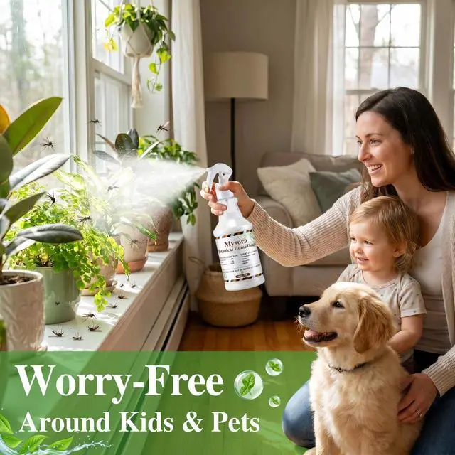 Alt view image 6 of 7 - Pack Peppermint Oil Spray Kit, 16oz Natural Plant-Based & 2 x 1oz Concentrate Refills, Natural Bug Spray Control for Ants, Spider, Flies, Mosquitoes, Mice, Rats, Bed Bug, Rodent, Safe for Kid