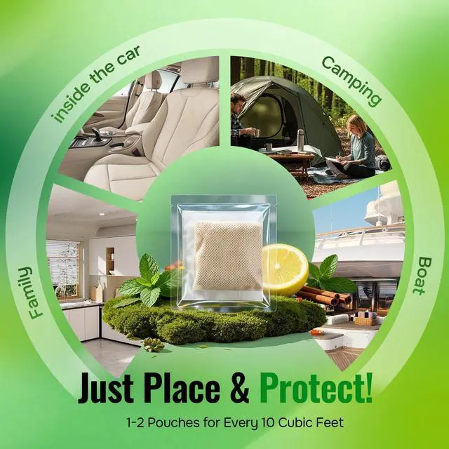 Alt view image 7 of 7 - Mouse Repellent Pouches | Peppermint Oil Rodent Repeller | Natural Pest Control for Rats Squirrels Insects, Indoor Outdoor Mouse Deterrent, Pet & Family Safe, 12 Packs