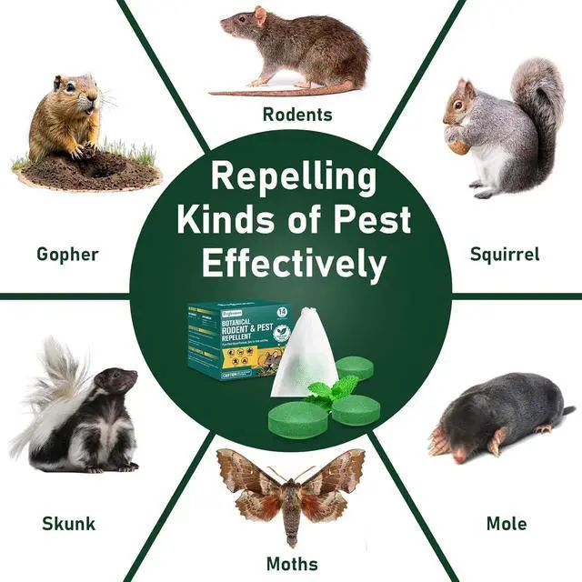 Alt view image 3 of 6 - Natural Peppermint Oil Moth Balls for Rodents Deterrent Balls - 28 Pack, Family & Pet-Safe, Long-Lasting Rodent Control for Home/Garden