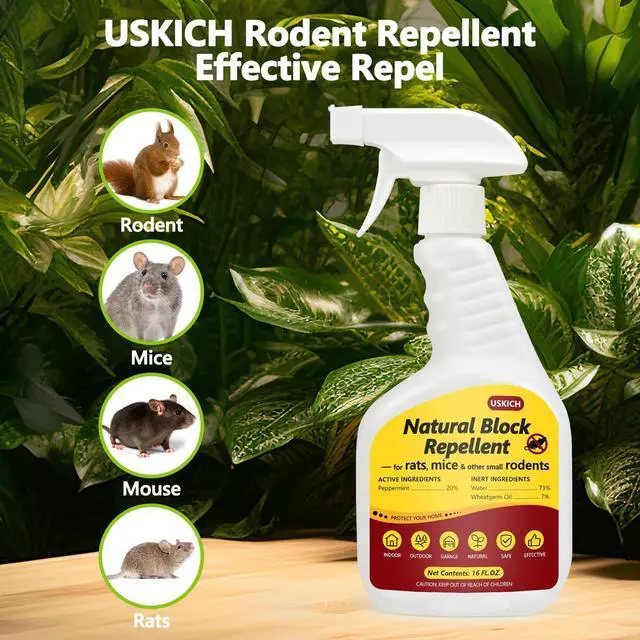Alt view image 3 of 7 - Peppermint Oil Rodent Repellent Spray for Vehicles -2 Pack Rodent Repellent & Mouse Repellent Spray, Natural Mice Repellent for Car Engines, RVs, Trucks & Boats