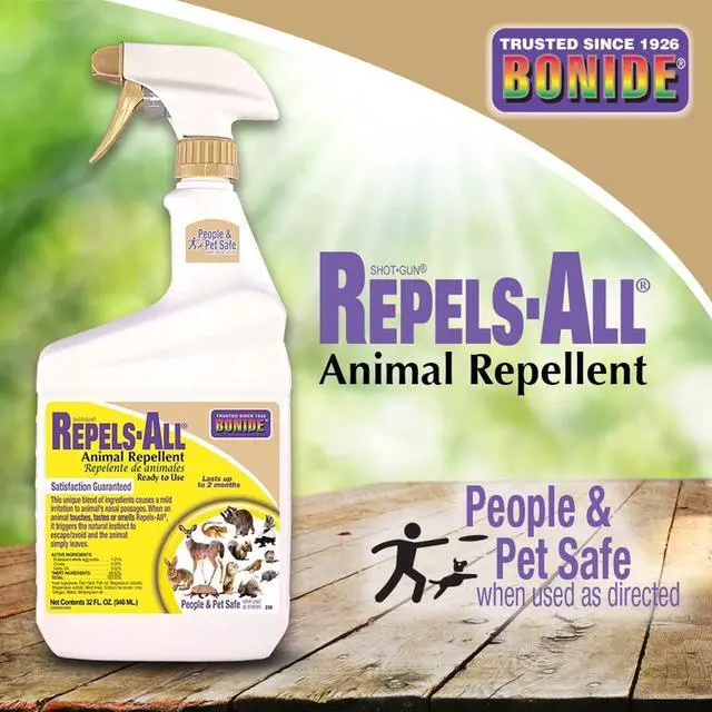Alt view image 6 of 7 - Repels-All Animal Repellent, 32 oz Ready-to-Use Spray, Outdoor Garden Deer & Rabbit Repellent, People & Pet Safe