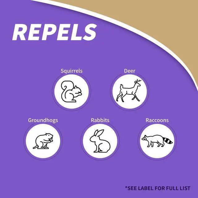 Alt view image 3 of 7 - Repels-All Animal Repellent Granules, 3 lbs. Ready-to-Use Deer & Rabbit Repellent, Deter Pests from Lawn & Garden