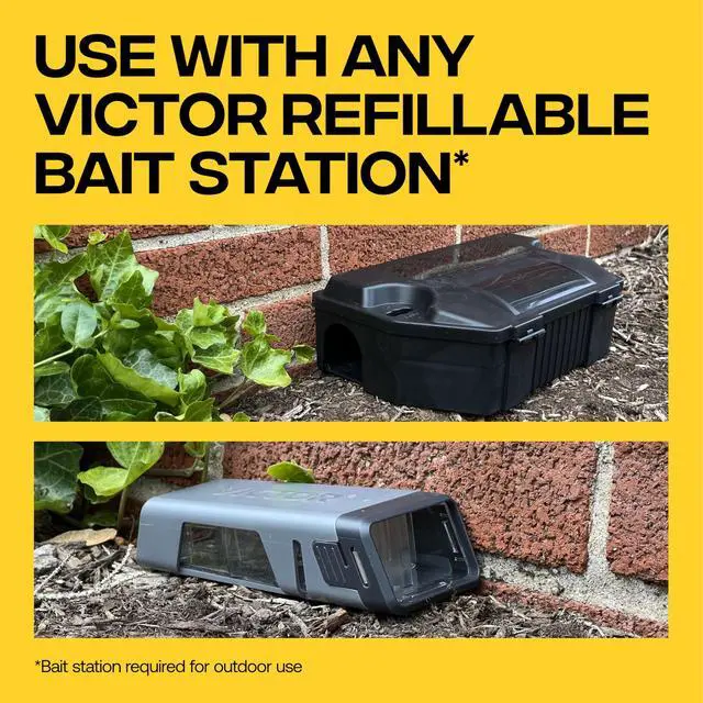 Alt view image 7 of 7 - Rodent Killer, 4 lb Fish-Flavored Bait Balls, Mouse Poisoning Bait