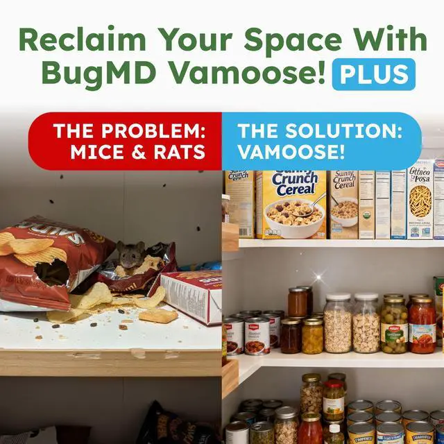 Alt view image 7 of 7 - Vamoose! Plus Peppermint Oil Mouse Repellent Pouches | Natural Mice Repellent Indoor & Rat Deterrent for House, Garage, RV, Car & Storage | Plant-Powered Rodent Control - 1 Pack - 4 Pouches
