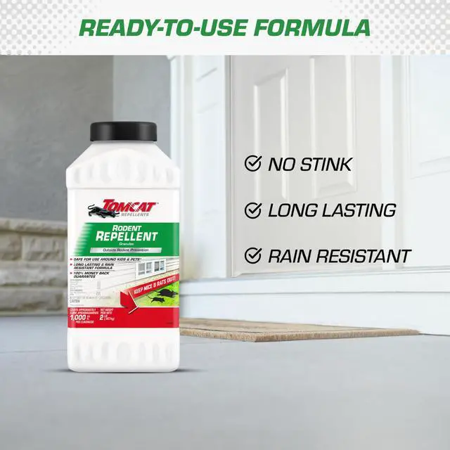 Alt view image 5 of 7 - Repellents Rodent Repellent Granules, For Outdoor Mouse and Rat Prevention, 2 lb.