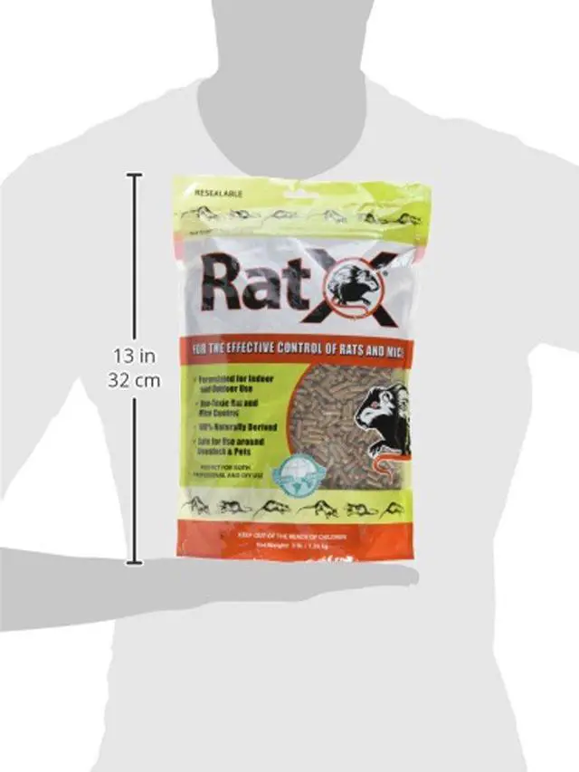 Alt view image 3 of 7 - RatX All-Natural Non-Toxic Humane Rat and Mouse Killer Pellets, 3 lb. Bag