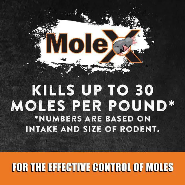 Alt view image 3 of 7 - Mole Control Bait Pellets for Moles Poison Free, Pet Safe | Indoor & Outdoor Use Pellets |8 oz. Bag