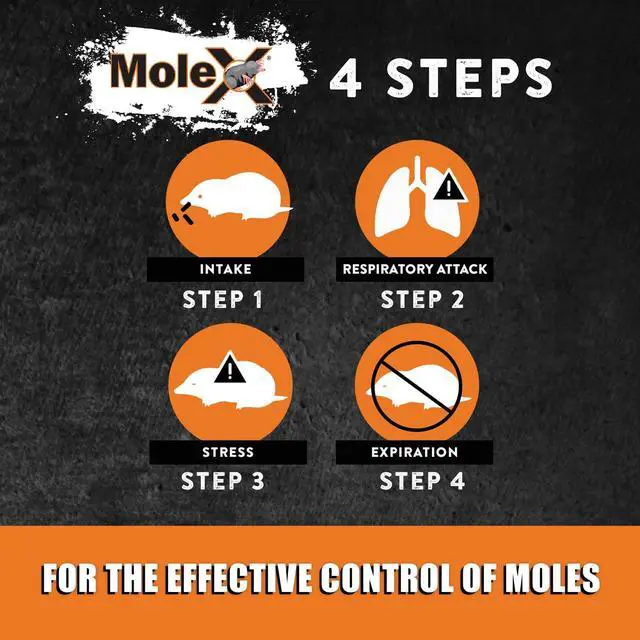 Alt view image 6 of 7 - Mole Control Bait Pellets for Moles Poison Free, Pet Safe | Indoor & Outdoor Use Pellets |8 oz. Bag