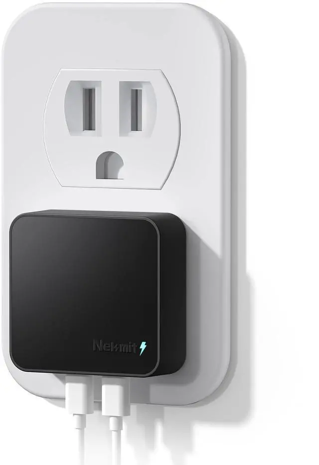 Main image of Dual Port USB C Wall Charger, 40W PD Fast Charging USB C Wall Plug Adapter, Flat Thin Slim Charger Block for iPhone 17/17 Pro/17 Pro Max, Galaxy, MacBook Air, iPad, AirPods and More