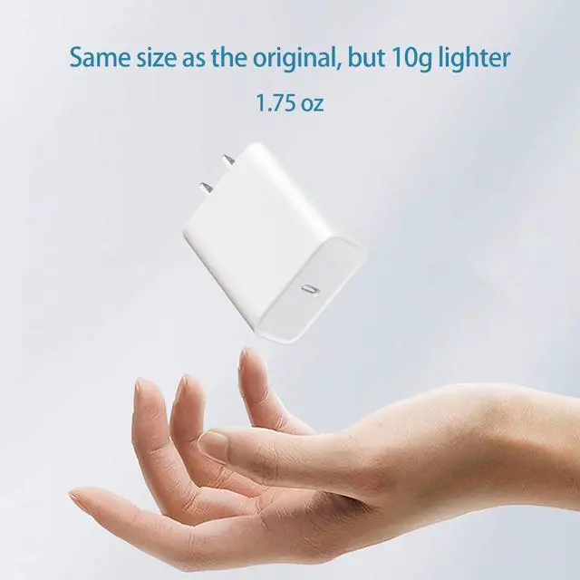 Alt view image 6 of 7 - USB C Charger Block Fast Charging,Charger Adapter,4 Pack Type C Wall Charger with 6FT Fast Charging Cable for iPhone 17/17 Plus/17 Pro Max/16/16 Pro Max/15 Pro Max (White, USB Type C)