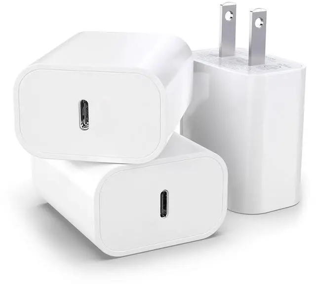 Main image of 3 Pack 30W USB Type C Wall Charger Adapter Plug Brick for iPhone 16E 16 Pro Max/15/14/13/12/11 Plus Charger Fast Charging Block,iPad 11 A16 2025, iPad Air Pro 11,Google Pixel 9,Samsung S24 S10 & More