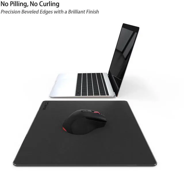 Alt view image 2 of 7 - Plastic Resin Hard Mouse Pad Premium Esports Waterproof Ultra Smooth No Irritating Smell Environment Fast and Accurate Control for Office and Gaming Laptop(11.81x9.45in)
