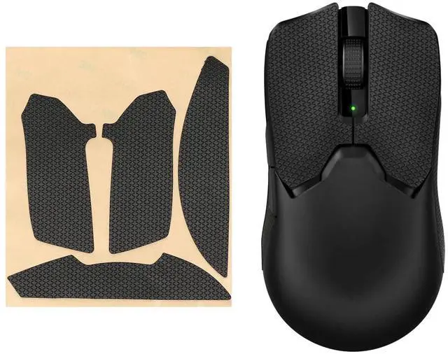 Main image of Mouse Grip Tape for Razer Viper V2 Pro Grip Tape - Non-Slip Faux Leather - Black