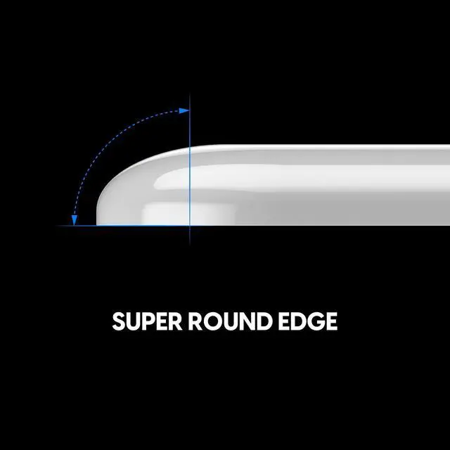 Alt view image 4 of 5 - Super Smooth Glide, Polished Round Edge, Super Fast Gaming Mouse Feet with Durable Sole for Universal 6mm + 9mm 12pcs (Type-S, White)