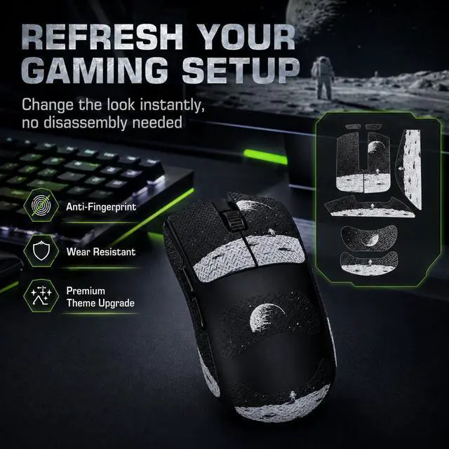 Alt view image 7 of 7 - Mouse Grip Tape Compatible with Razer Viper V4 Pro