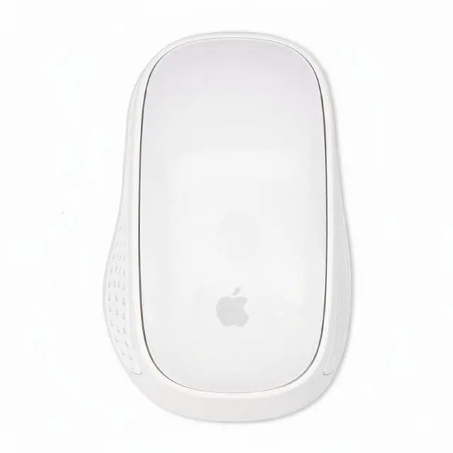 Alt view image 2 of 4 - Ergonomic Body Extender, Grip Compatible with Apple Magic Mouse 2, Black & White Color Options, Enhanced Comfort and Grip (White)