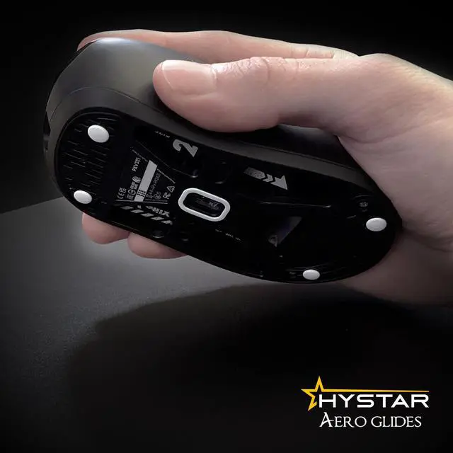 Alt view image 7 of 7 - Aero Glides | 40 Dot Mouse Skates for Glass Mousepad | High-Density PTFE | Rounded and Polished for Quiet Use