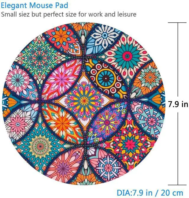 Alt view image 2 of 7 - Cute Mouse Pad Mat Small Mousepad Soft Smooth Grip Mousemat Colorful 3 Pack