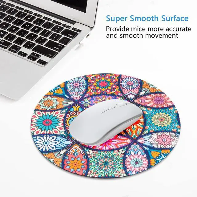 Alt view image 4 of 7 - Cute Mouse Pad Mat Small Mousepad Soft Smooth Grip Mousemat Colorful 3 Pack