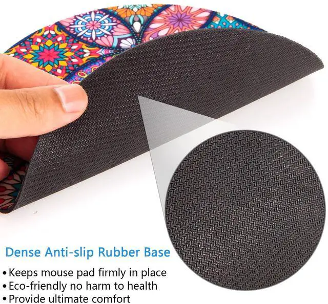 Alt view image 3 of 7 - Cute Mouse Pad Mat Small Mousepad Soft Smooth Grip Mousemat Colorful 3 Pack