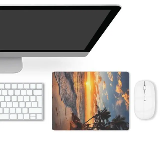 Alt view image 4 of 7 - Mouse Pad, Square Mousepad,Waterproof Mouse Mat Non-Slip Rubber Base MousePads for Office Home Laptop Travel, 9.5"x7.9"x0.12" Inch