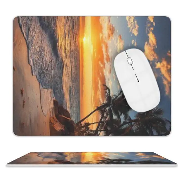 Alt view image 7 of 7 - Mouse Pad, Square Mousepad,Waterproof Mouse Mat Non-Slip Rubber Base MousePads for Office Home Laptop Travel, 9.5"x7.9"x0.12" Inch
