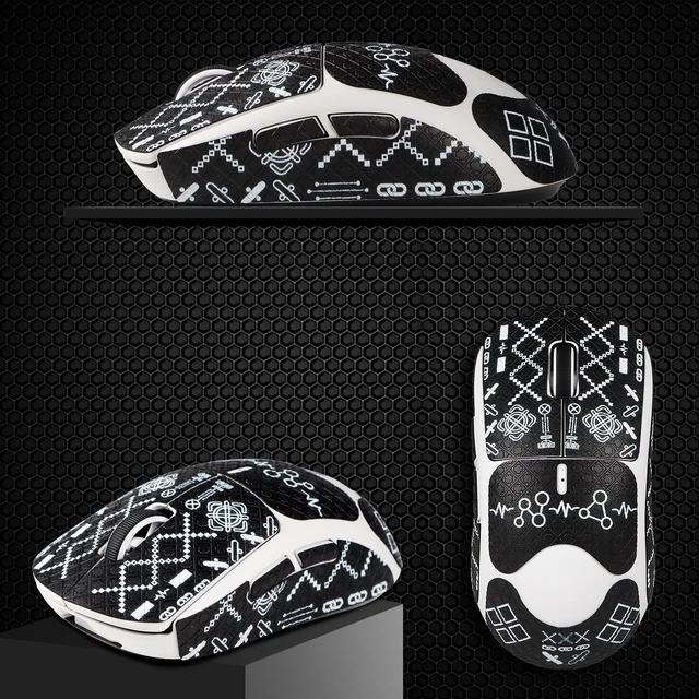 Alt view image 4 of 5 - Mouse Grip Tape for Logitech G PRO X Superlight Mouse Anti Slip Skin Self-Adhesive,Pre-Cut,Sweat-Resistant Game Mice Accessories