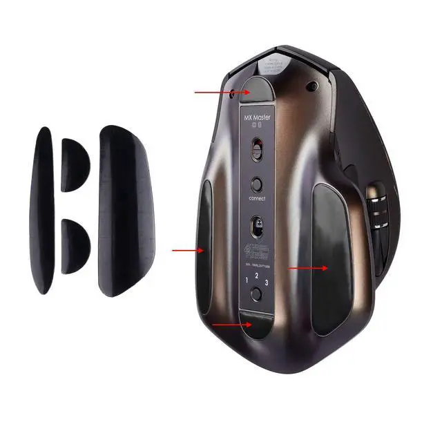 Alt view image 3 of 3 - Replacement Mouse Feet Pads Compatible with MX Master (1st Gen) and Also for MX Master 2S Gaming Mouse, 2 Sets