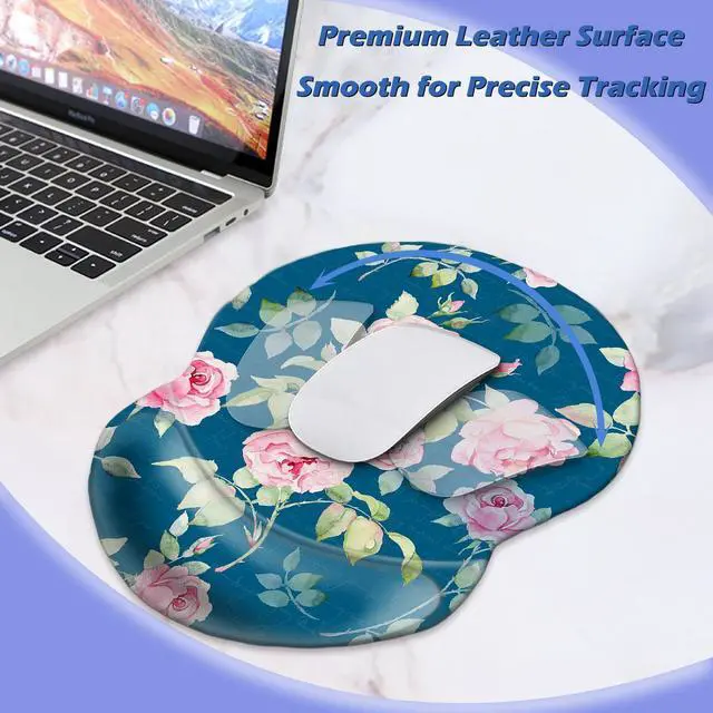 Alt view image 3 of 7 - Ergonomic Wrist Rest Support, Gaming Mouse Pad 8.7 x 7.5 inches for Computer, Laptop, Home, Office