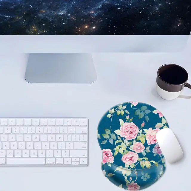 Alt view image 7 of 7 - Ergonomic Wrist Rest Support, Gaming Mouse Pad 8.7 x 7.5 inches for Computer, Laptop, Home, Office