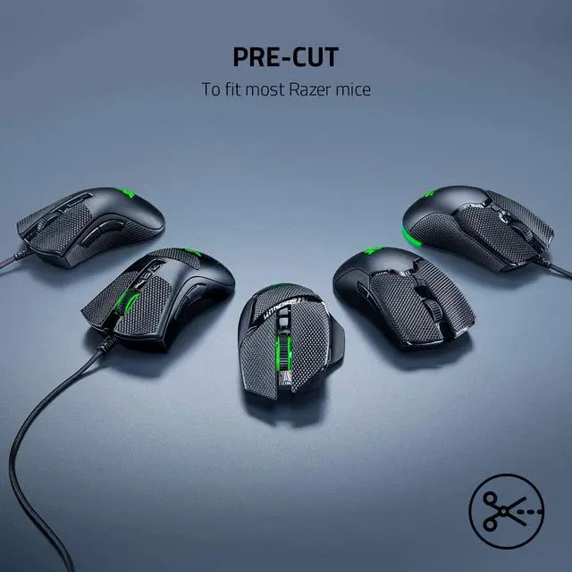 Alt view image 2 of 4 - Mouse Grip Tape DeathAdder V2 Mini: Anti-Slip Grip Tape - Self-Adhesive Design - Pre-Cut