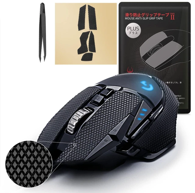 Main image of 2.0 Plus Anti Slip Grip Tape Compatible with Logitech G502 Wired, G502 Wireless Gaming Mouse Skins,Sweat Resistant,Cut to Fit,Easy to Apply,Professional Mice Upgrade