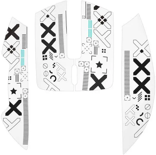 Main image of Mouse Anti-Slip Grip Tape for Superlight Wireless Gaming Mice,Universal Fit, Sweat-Resistant, Elastic Side Grips, Effortless Application, Ultra-Thin Design (0.5mm/0.02in)- White