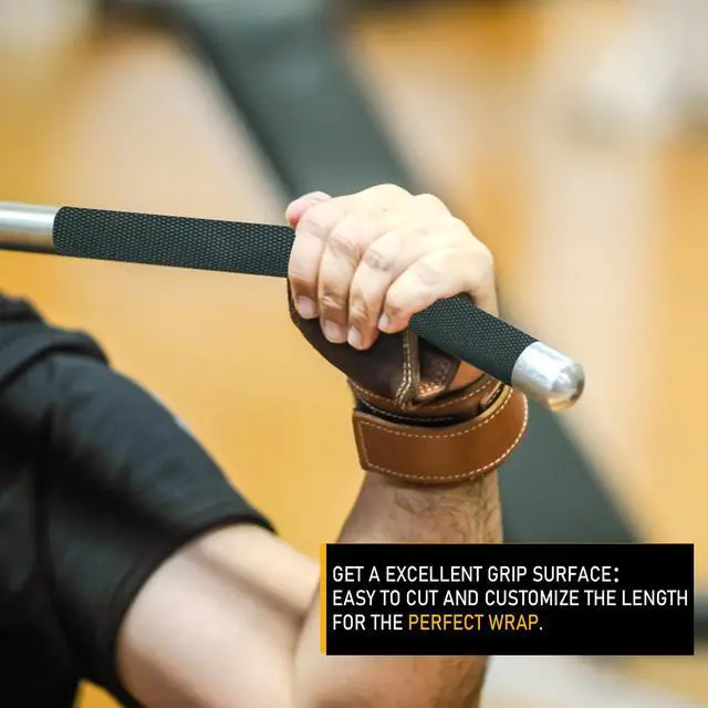 Alt view image 6 of 6 - Rubber Grip Tape, 1 In x 20 Ft Non-Abrasive Grip tape for handles, Strong Adhesive Waterproof Heat Resistant Cushion grip, Comfortable in hands, perfect for handles, handlebars, or any slippery stuff