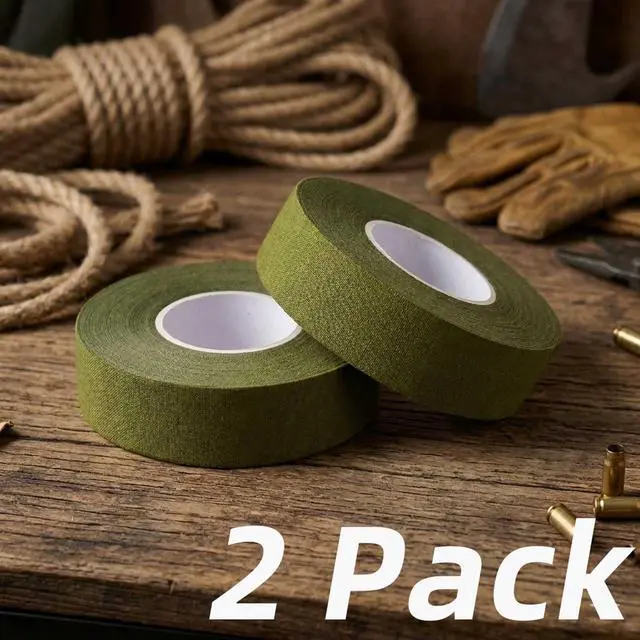 Alt view image 3 of 7 - Gun Grip Tape, Non-Reflective, No Residue Goon Grip Tactical Tape for Pistol, Handgun, Rifle, Sports, Tool, Pull Up Bars, Handles, Bats, Rackets, Gym Equipment, Handrails (OD Green)