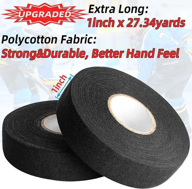 Alt view image 3 of 7 - Tactical Tapes, 1 Inch x 27.34 Yards Goon Grip Tapes, Multipurpose Wrap Tape for Guns, Handgun, Rifle, Hockey, Lacrosse, Baseball, Softball Bats, Sport Handle, Gardening Tools (Black)
