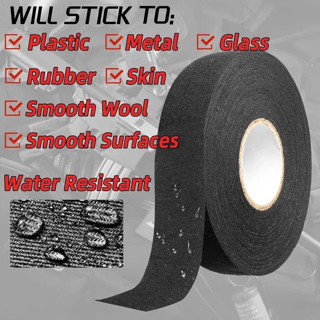 Alt view image 6 of 7 - Tactical Tapes, 1 Inch x 27.34 Yards Goon Grip Tapes, Multipurpose Wrap Tape for Guns, Handgun, Rifle, Hockey, Lacrosse, Baseball, Softball Bats, Sport Handle, Gardening Tools (Black)