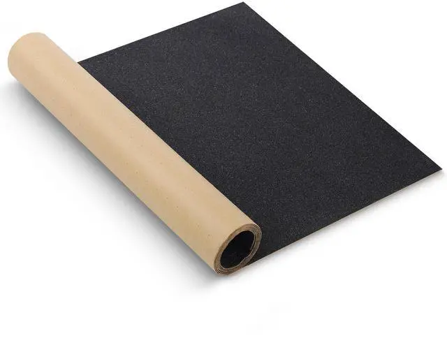 Main image of Black Skateboard Grip Tape, 10.6"x36.4", Tear-Proof