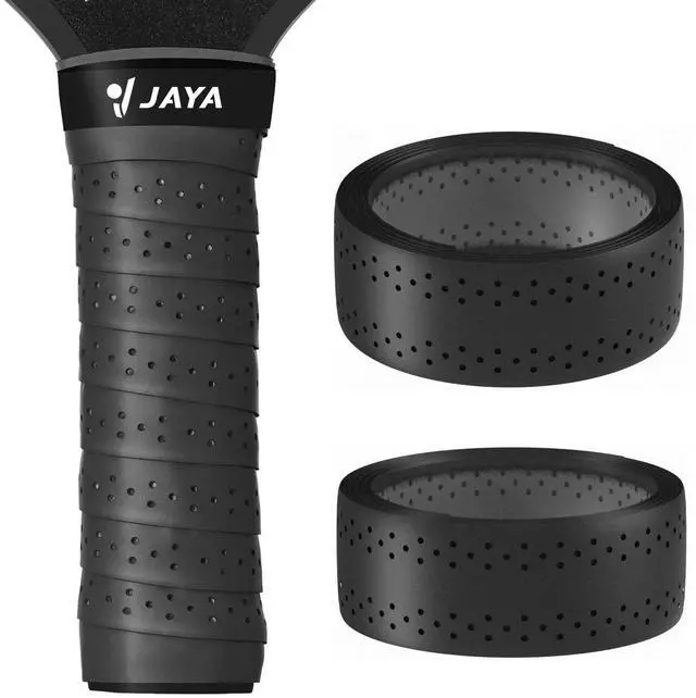 Main image of Pickleball Paddle Grip Tape, Pack of 2 Pickleball Overgrip Wrap, Black