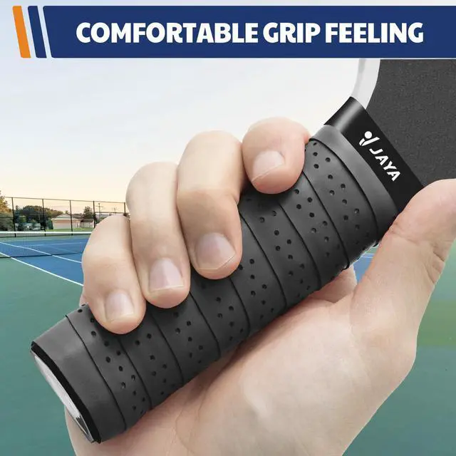 Alt view image 3 of 7 - Pickleball Paddle Grip Tape, Pack of 2 Pickleball Overgrip Wrap, Black