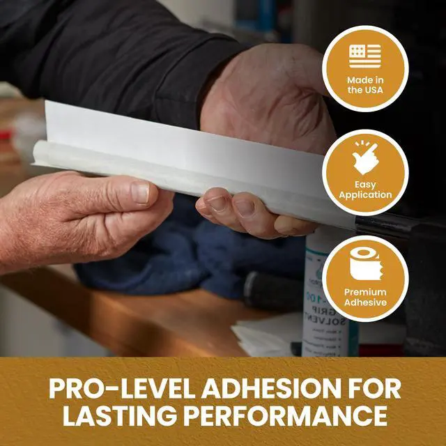 Alt view image 2 of 7 - Golf Grip Tape Strips, Premium Solvent-Activated Double-Sided Adhesive for Golf Club Regripping, 15 Pack, 2 x 10