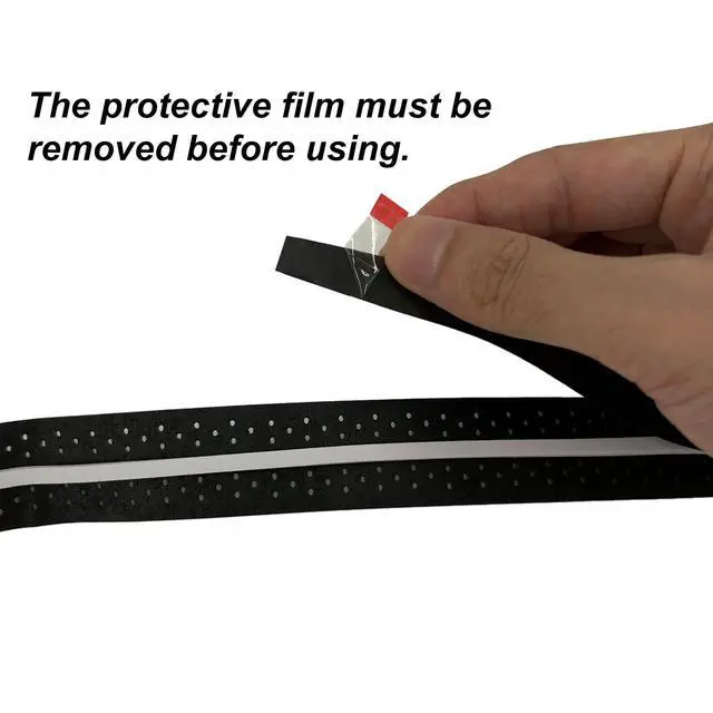 Alt view image 4 of 7 - New Rackets Grip Anti Slip Perforated Super Absorbent Tennis Badminton Pickleball Overgrip 5 Pack.