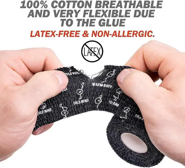 Alt view image 5 of 7 - Weightlifting Thumb Tape - Hook Grip Tape for Powerlifting, Cross Training, Gym Tape, Workout, Weight Lifting Tape, Athletic Finger Wrap (Mix V1 3 Rolls)