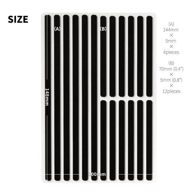 Alt view image 3 of 3 - Non Slip Grip Stickers Slim (White, 100×148mm(3.9×5.8")) - Reusable Adhesive Pad for Desk, Phone, Mouse, Office, Multi-Purpose
