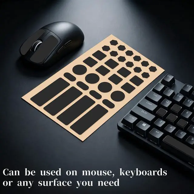 Alt view image 4 of 7 - = Pre-Cut 1 Universal Griptape, Mouse Grip Tape, Adhesive Pre-Laminated Sweat Absorbing High Performance Universal Anti Slip Mouse Keycap Grip Tape, Ultra-Thin 0.5mm