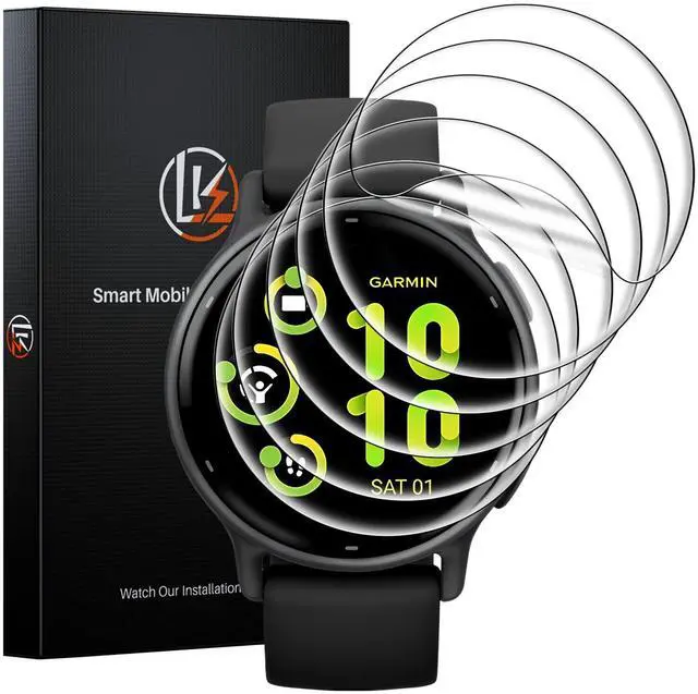 Main image of Pack for Garmin Vivoactive 6 / Vivoactive 5 Screen Protector 42mm - Anti-Scratch, Self-Healing Soft TPU Screen Protector for Garmin Vivoactive 42mm, Bubble Free, HD Transparent, Touch Sensitive