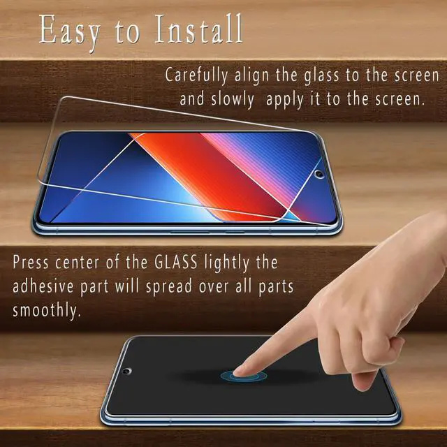 Alt view image 4 of 7 - Pack Tempered Glass Screen Protector for Google Pixel 8 Pro