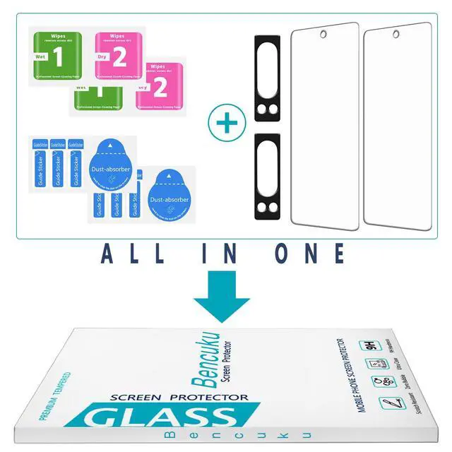 Alt view image 7 of 7 - Pack Tempered Glass Screen Protector for Google Pixel 8 Pro